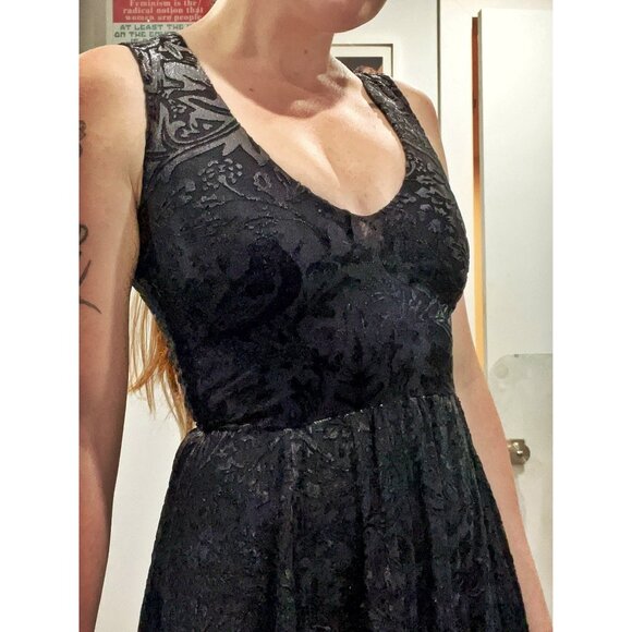 NWOT Blackmilk Burned Velvet Brer Rabbit Maxi Dress - Picture 2 of 7